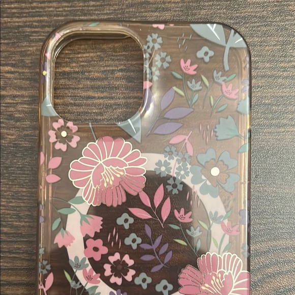 Floral Patterned Phone Case - Brown and Pink iPhone 14 NWOT - Picture 5 of 6